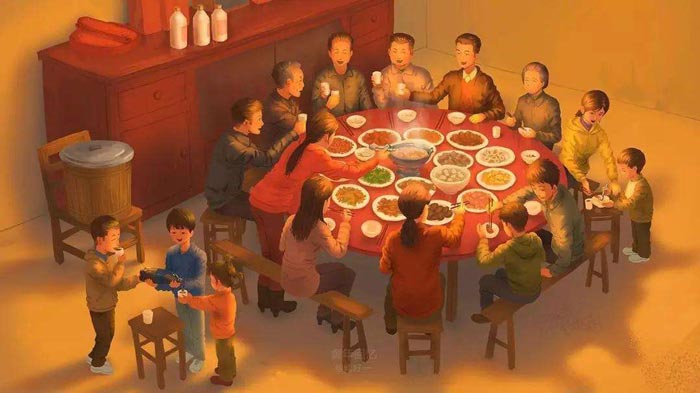 春節團聚